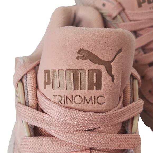 PUMA Trinomic R698 Winterized Coral Cloud Pink Sneakers Sz 7 - Picture 3 of 13